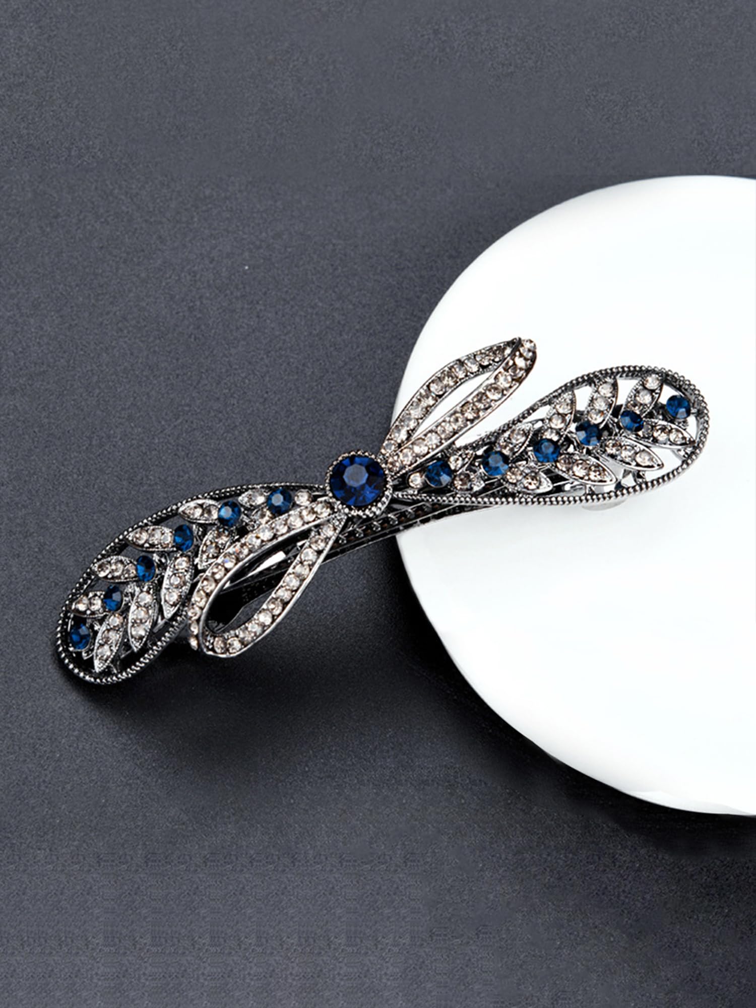 Crystal French Hair Clips, Elegant Accessories