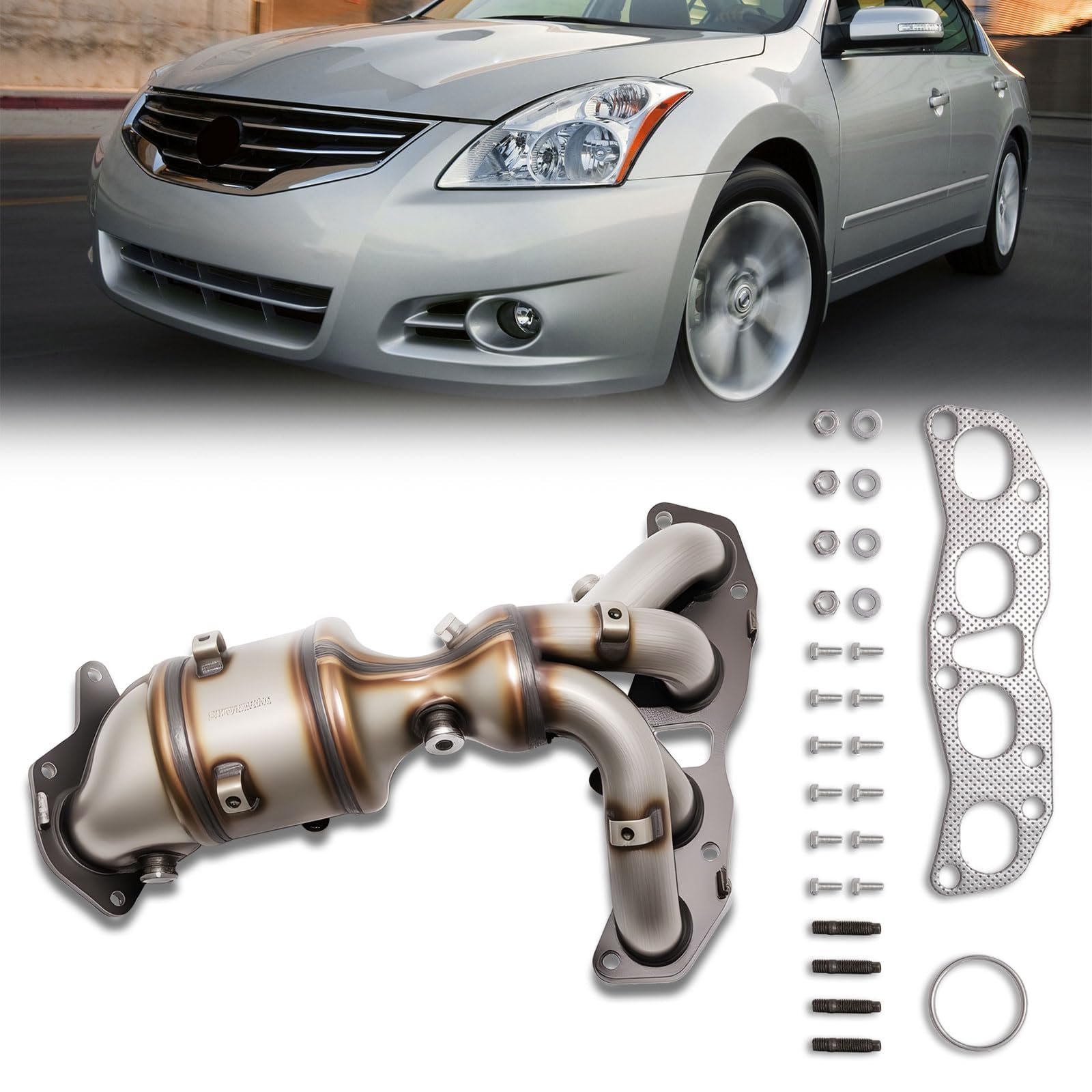PTPDRH Catalytic Converter for 2007-2013 Nissan Altima 2.5L Exhaust Manifold Replaces 753006 (EPA Compliant)