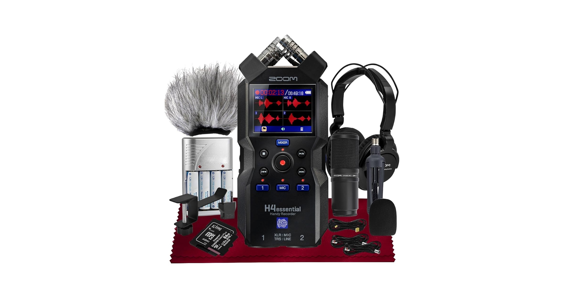 Amazon.com: Zoom H4essential 4-Track Handy Recorder, 32-Bit