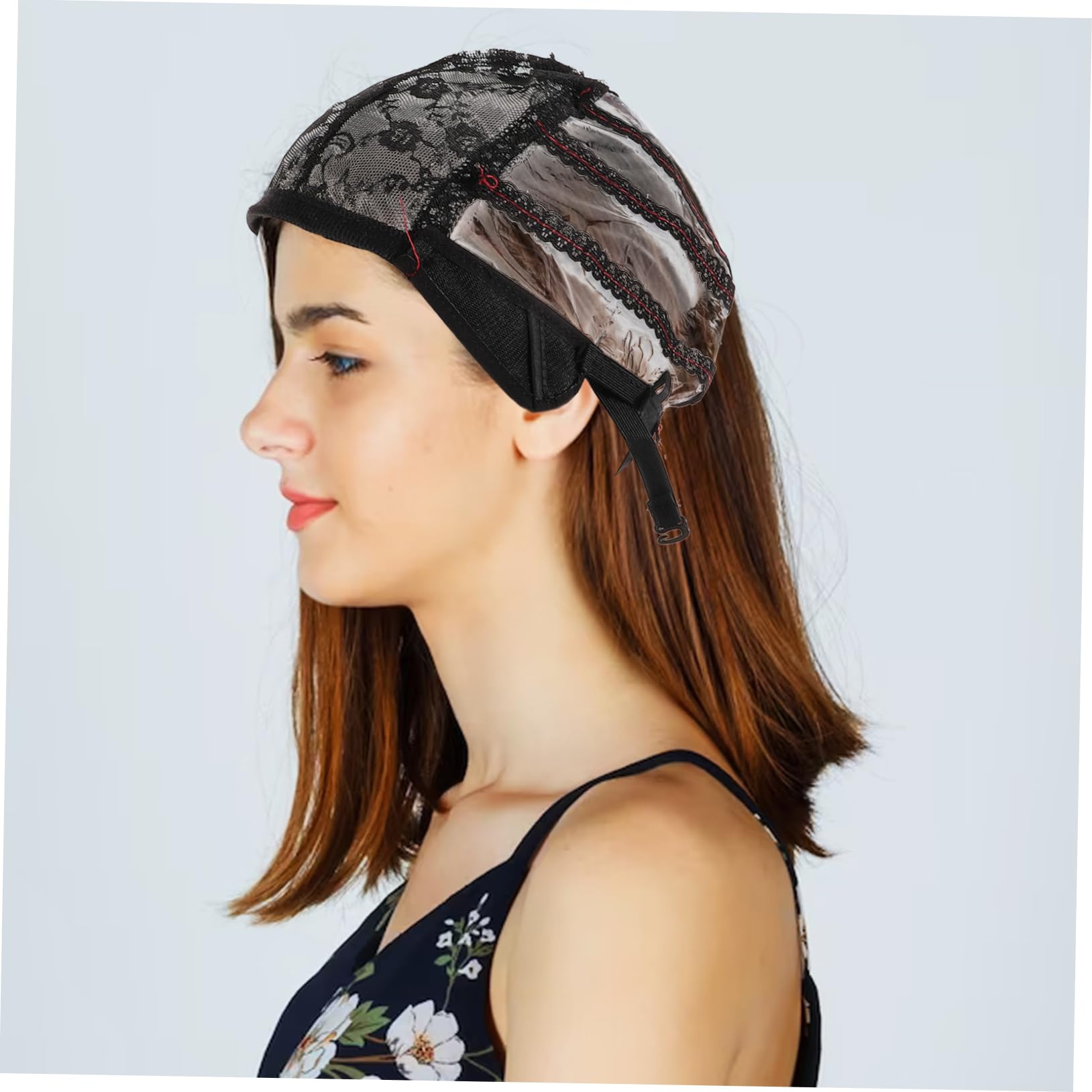 Didiseaon U-Shaped Mesh Hat Wig Cap Hair Accessory Stretchy Hair Net for Women Comfortable Wig Net Cap