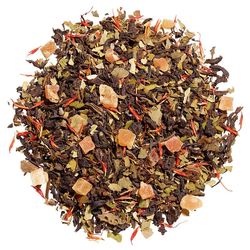Ronnefeldt - Colombian Morning - Aromatisierte Mischung aus Grünem Tee und Mate mit Melone-Papayageschmack - 100g, Menge:6 Stück