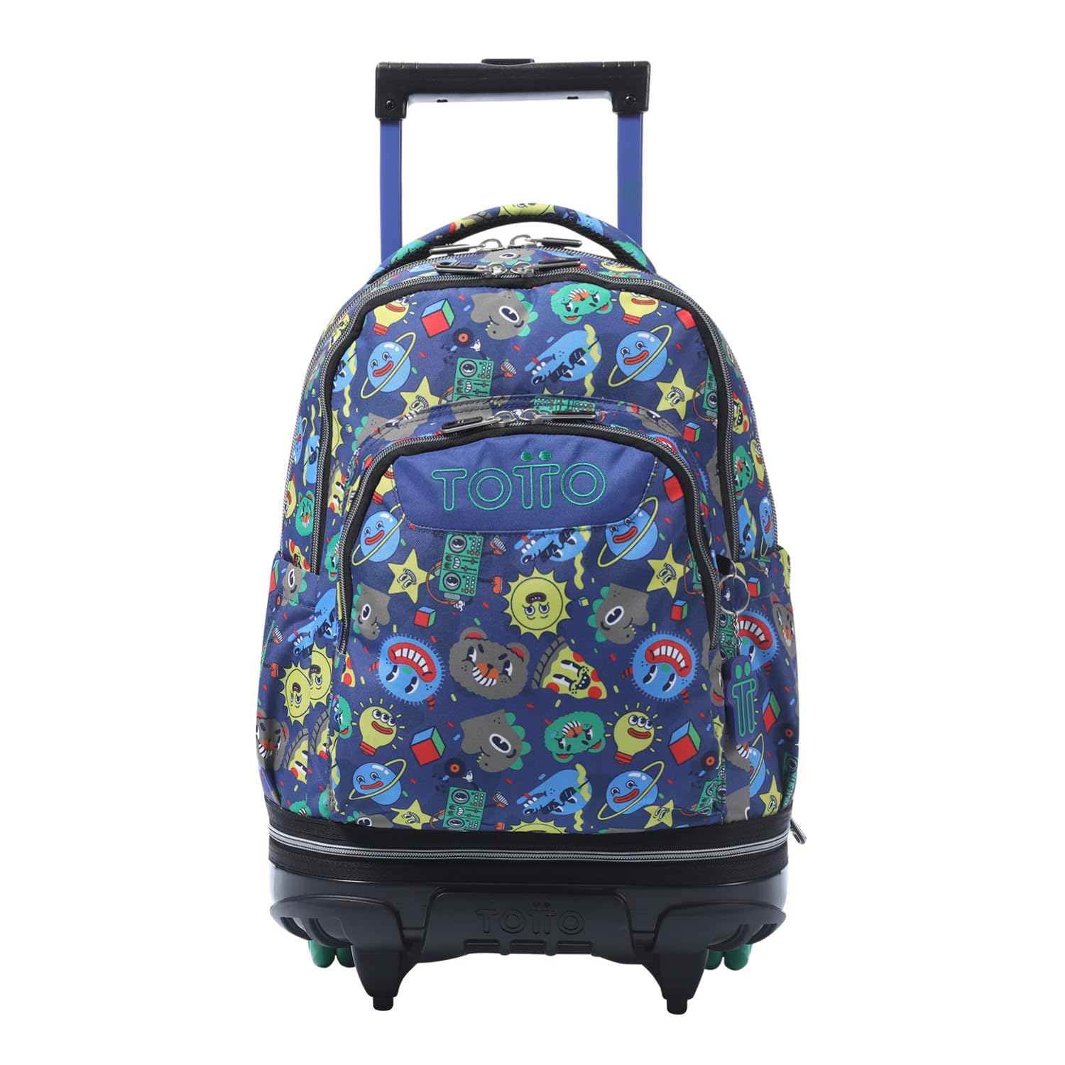 TOTTO MA03ECO014-24160-8JZ, Mochila Unisex niños, Azul, Grande