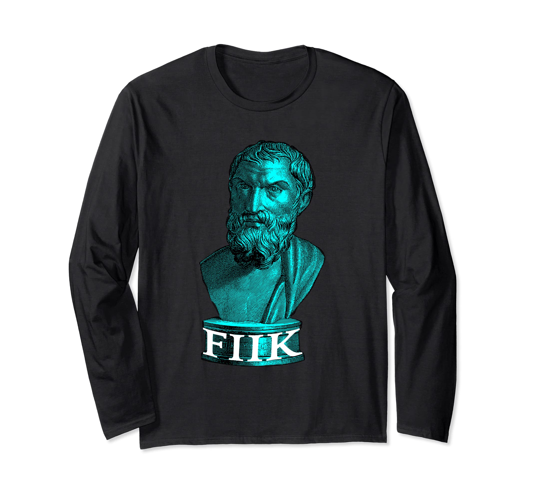 Funny Philosophy Tshirt Text Acronyms | IDFK FIIK GAG IDEA Long Sleeve T-Shirt