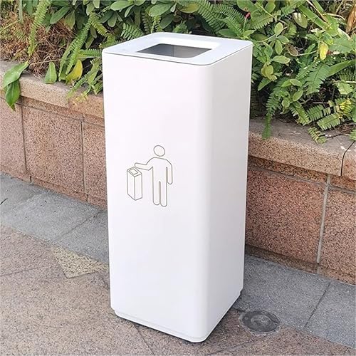 Miniatura 6 de Bote de basura creativo sin tapa, bote de basura al aire libre, estacionamiento, centro comercial, cubo de basura para restaurante, hotel, para uso