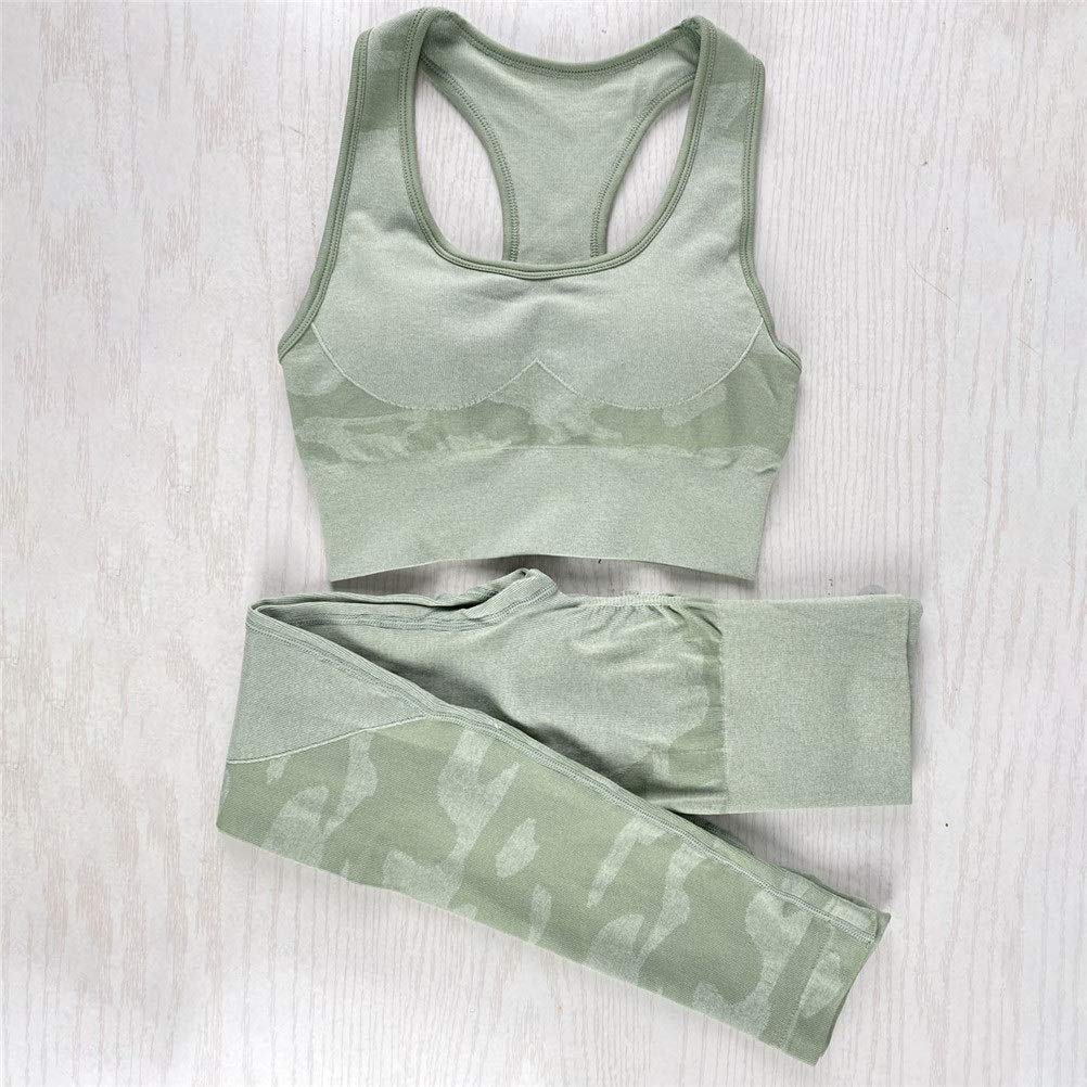 Damskie dresy treningowe do jogi, strój dla kobiet, zestaw 2 sztuki, nakładka do jogi Scrunch tłok, gimnastyka, legginsy bez ramion, sportowy biustonosz z rękawami crop Top Yoga Fitness dres treningowy 2 sztuki
