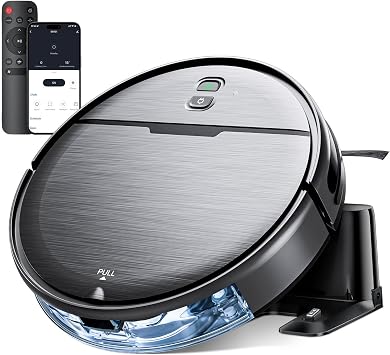 iMartine Robot Vacuum Cleaner with Remote Control, Wi-Fi, Compatible with Alexa and Self-Charging...