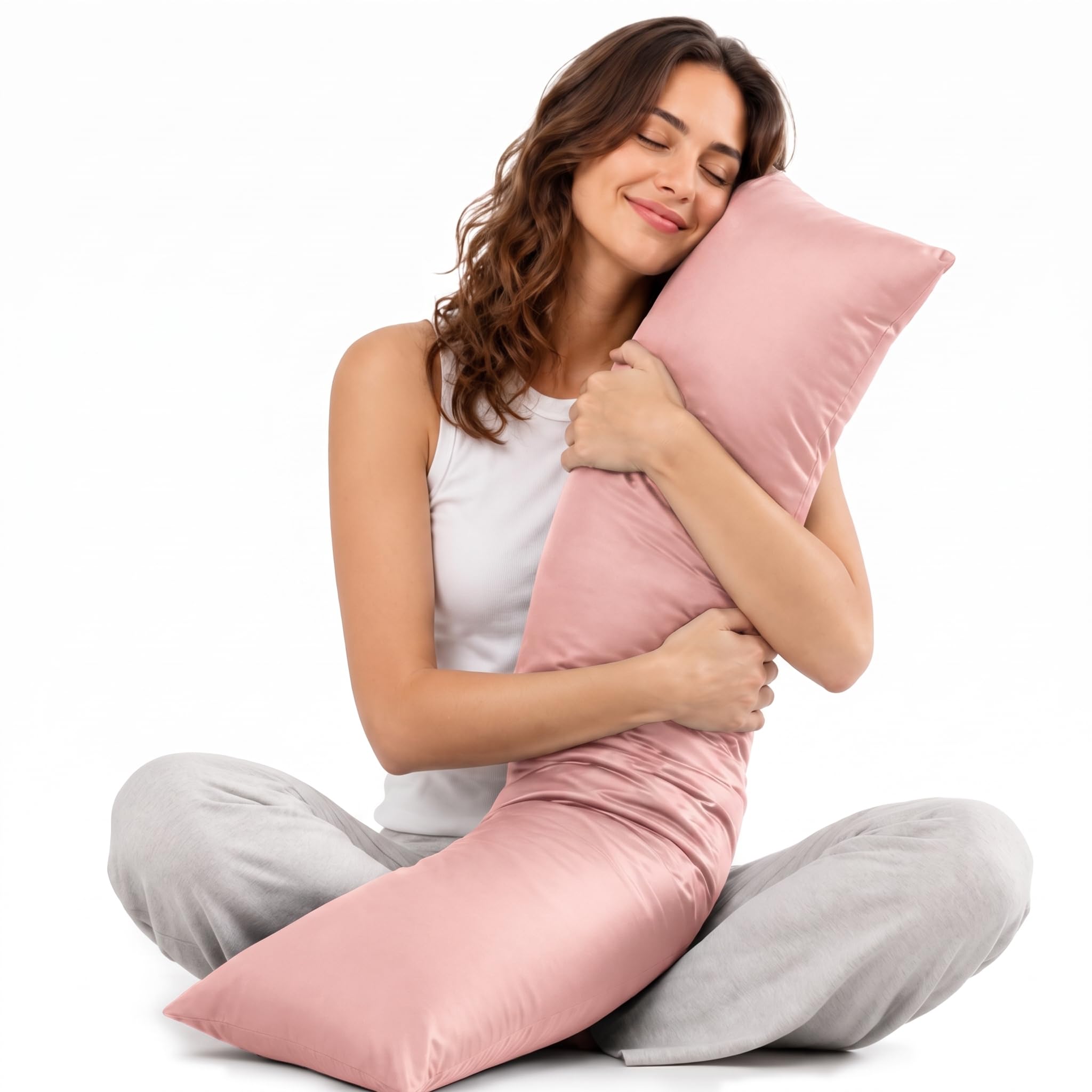 ZonLi Cooling Weighted Body Pillow for Side Sleepers and Deep Sleep