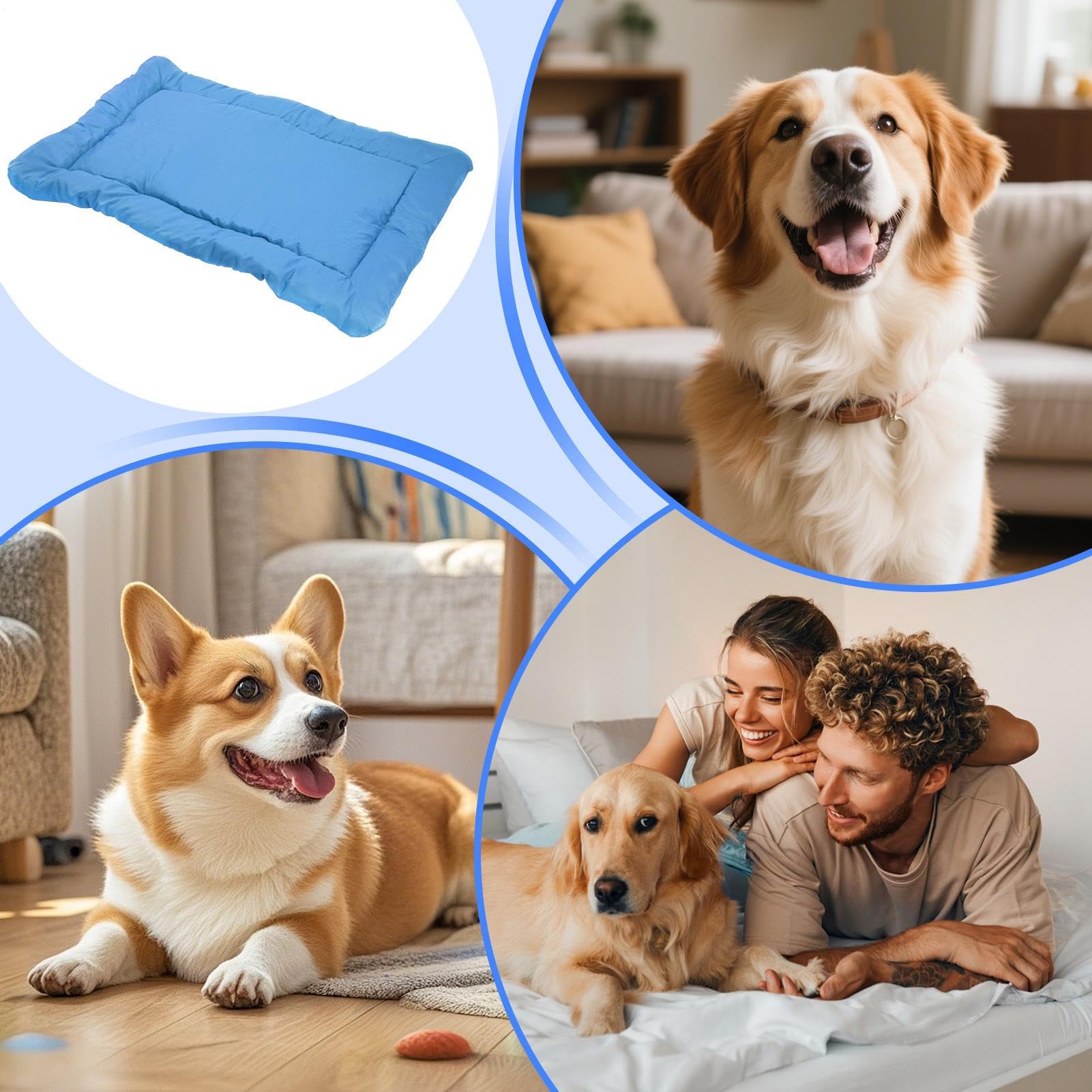 Cuccia Esterna Impermeabile per Cane Tappetino Impermeabile Lavabile | Cucce Outdoor Antiscivolo Lavabili In Lavatrice Arrotolabile, Pieghevole, Leggera, Per Interno E Esterno