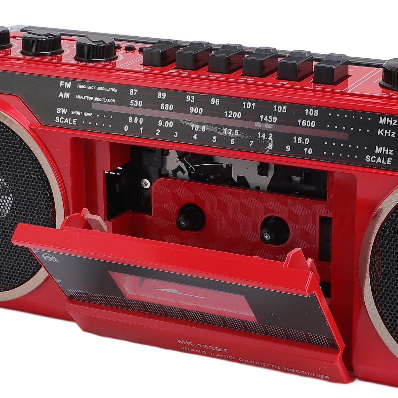 Registro de Reproductor de Cassette Retro, con Radio Am FM SW, Bluetooth, Reproducción/Grabación USB, Convierte Casetes en MP3, Reproductor de Cintas Portátiles, AC (Enchufe de