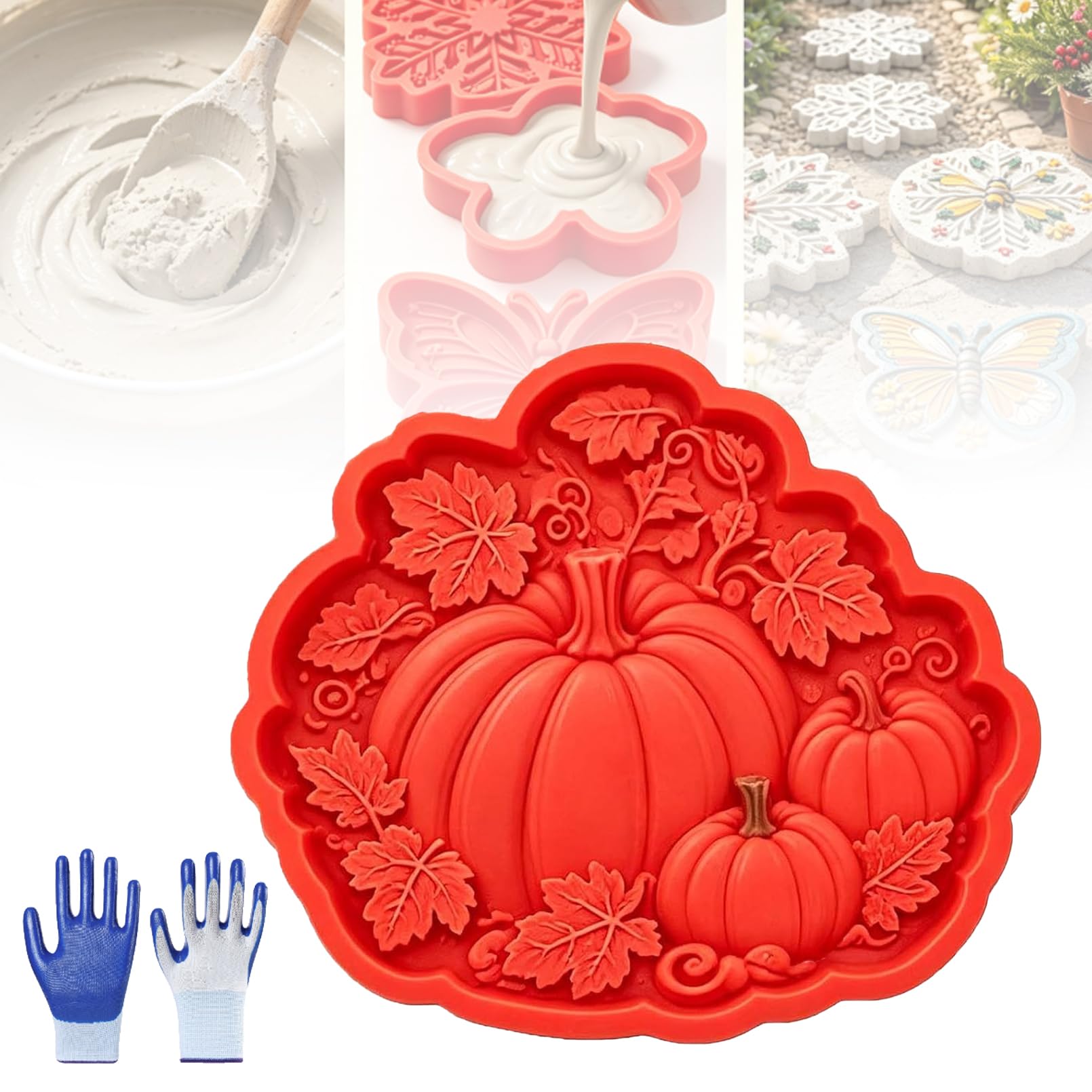 Reusable Concrete Stepping Stone Mold, Sunflower Bee Turtle ect (CC)