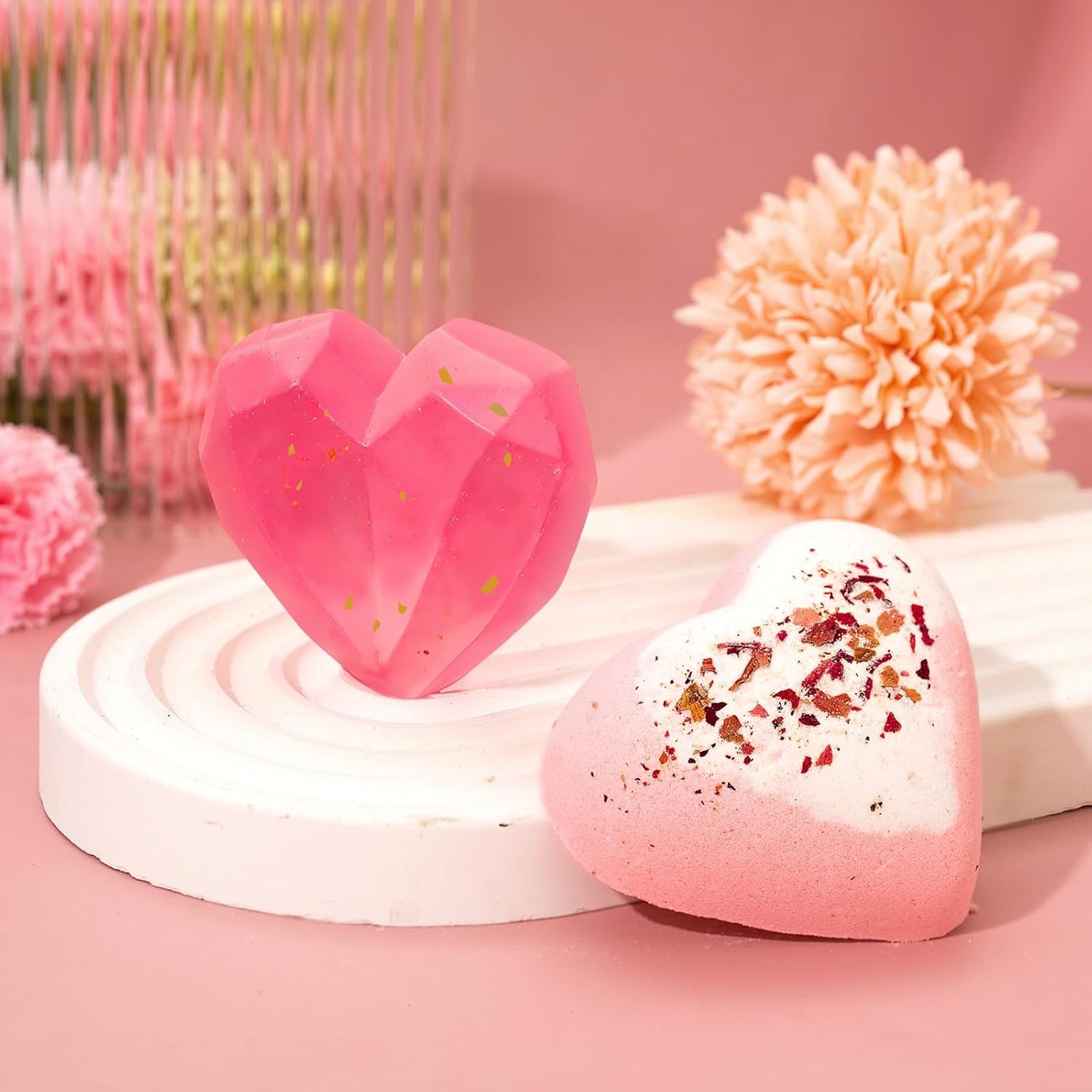 Birthday Gifts for Women,Gifts Basket for Women Rose Bath Relaxing Gift Set Self Care Package Unique Female Happy Birthday Gift Ideas Box for Mom Sister Best Friend Coworker Birthday Presents - Image 4