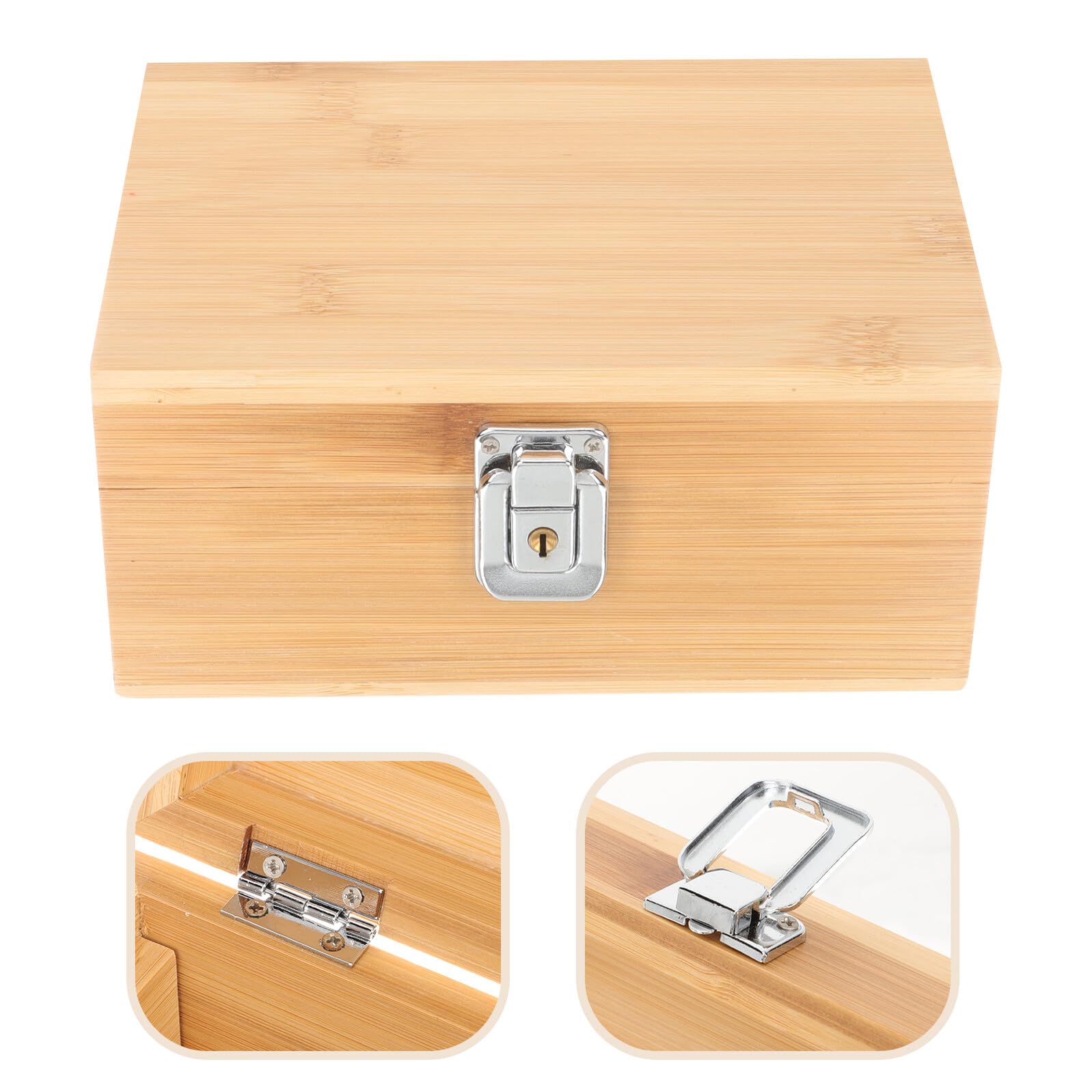 Yardwe Scatola Porta Sigari in Legno, Custodia Portatile Resistente all'Usura, Design Semplice e Creativo, per Viaggio e Conservazione