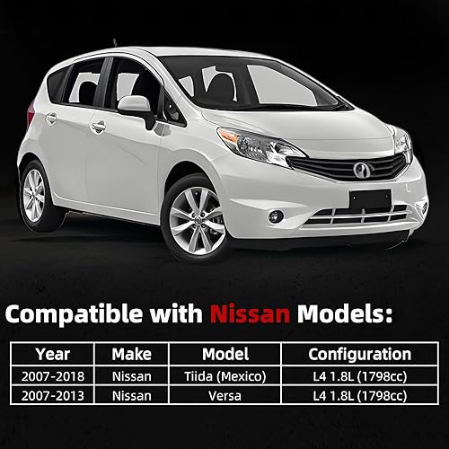 Miniatura 2 de MITZONE Kit de cubierta de válvula de motor compatible con Nissan Tiida 2007-2018 Nissan Versa 1.8L L4 Repace 13264EM30C 2007-2013