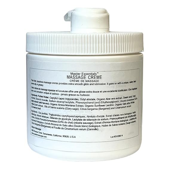 Master Massage Spamaster Unscented 16 Oz Massage Cream