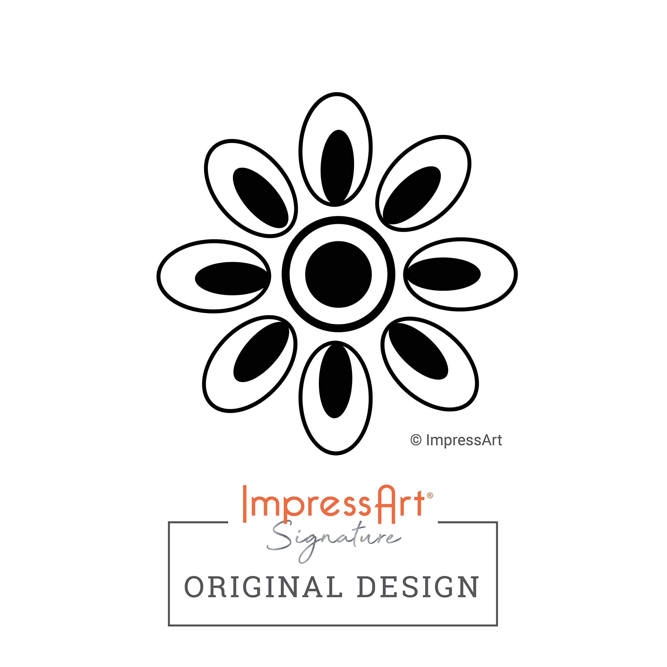 ImpressArt - Floret Design Metal Stamp (6mm)