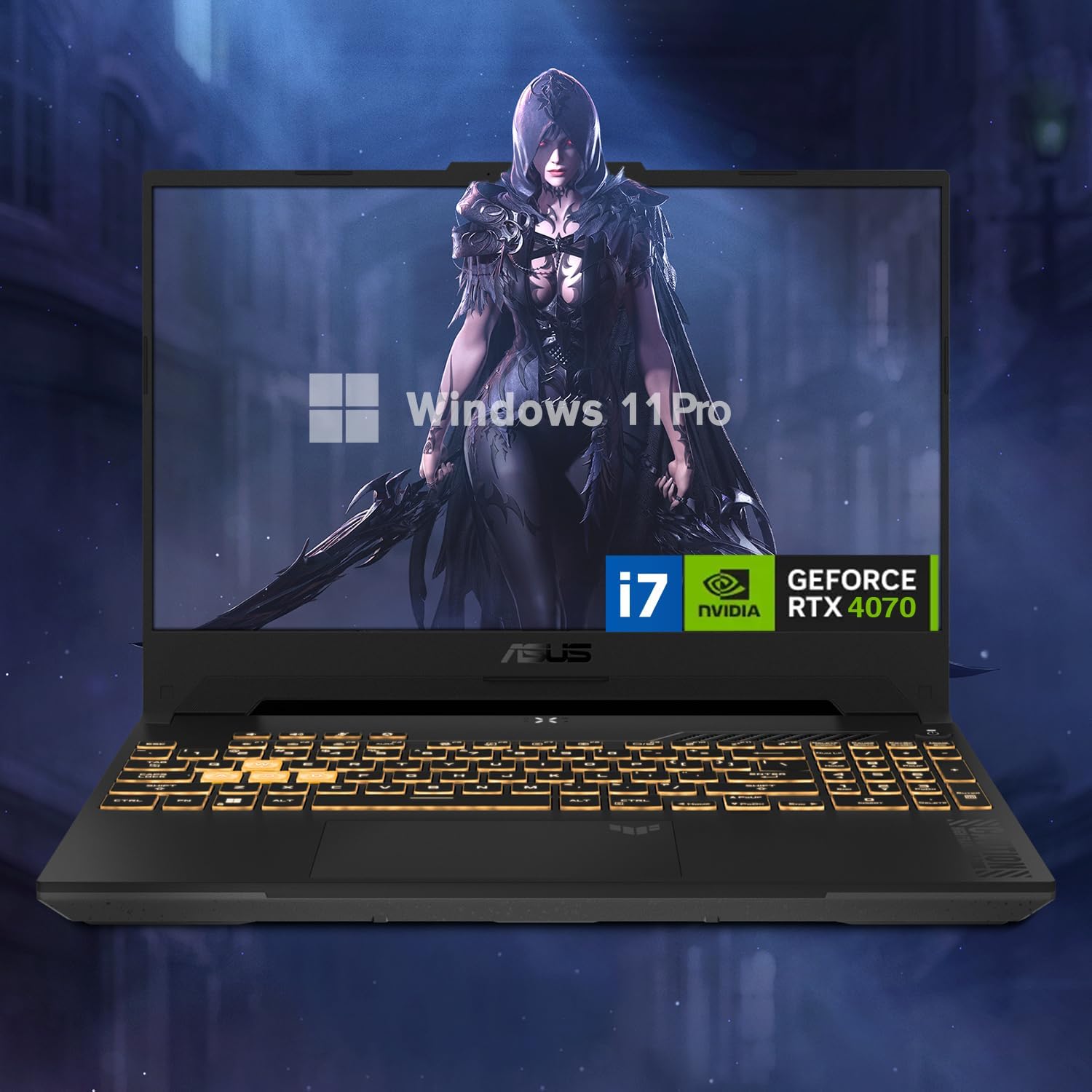 ASUS TUF 15.6 i7 RTX 4070 Premium Gaming Laptop, 15.6" FHD 1920 * 1080 144Hz, Intel i7-13620H (Beats Intel i9-12900), NVIDIA GeForce RTX 4070, 32GB DDR5, 1TB SSD, RGB Backlit Keyboard, Windows 11 Pro