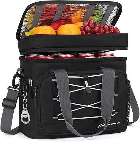 Maelstrom Bolsa enfriadora suave plegable para 24306075 latas, hielera, a prueba de fugas y portátil para playa, campamento, viajes por carretera y