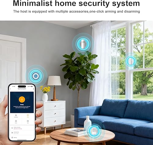 Miniatura 3 de PGST Sistema de alarma para seguridad del hogar, sistemas de seguridad inalámbricos 2025 para casa con alertas instantáneas de aplicaciones, 13