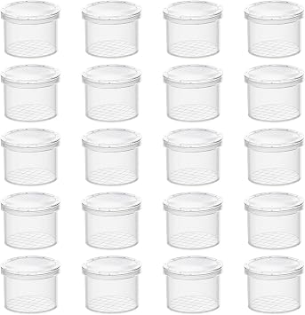 Coopay 20 Pcs Bug Jars Critter Insect Cage Magnifying Insect Box Bug Magnifier Container Catcher Cage, Science Nature Exploration Tools