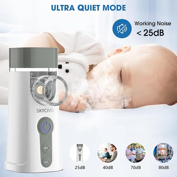 Nebuliser Machine with 3 Adjustable Modes for Adults & Kids