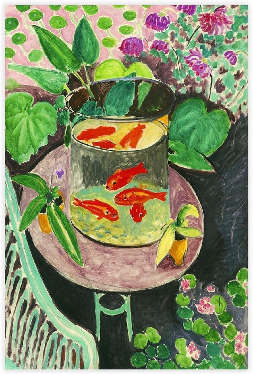 Waeta Rnvzx Henri Matisse Goldfish Poster Abstract Painting Henri Matisse Prints Henri Matisse Canvas Wall Art For Modern Home Decor Picture 40x60cm No Frame