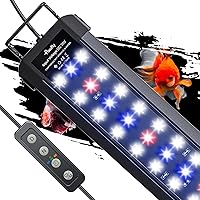 Vista 16 de Pawfly Luz LED de acuario de 6 W para peceras de peces de 6" a 10" Luz de tanque de peces extensible con luces brillantes de espectro completo