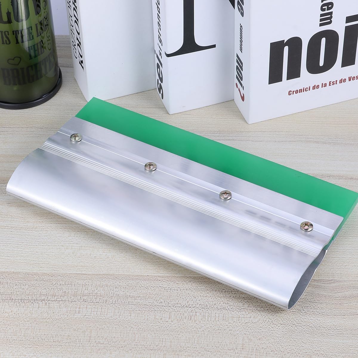 Aluminum Handle Rubber Printing Squeegee for Graphic Textile Use