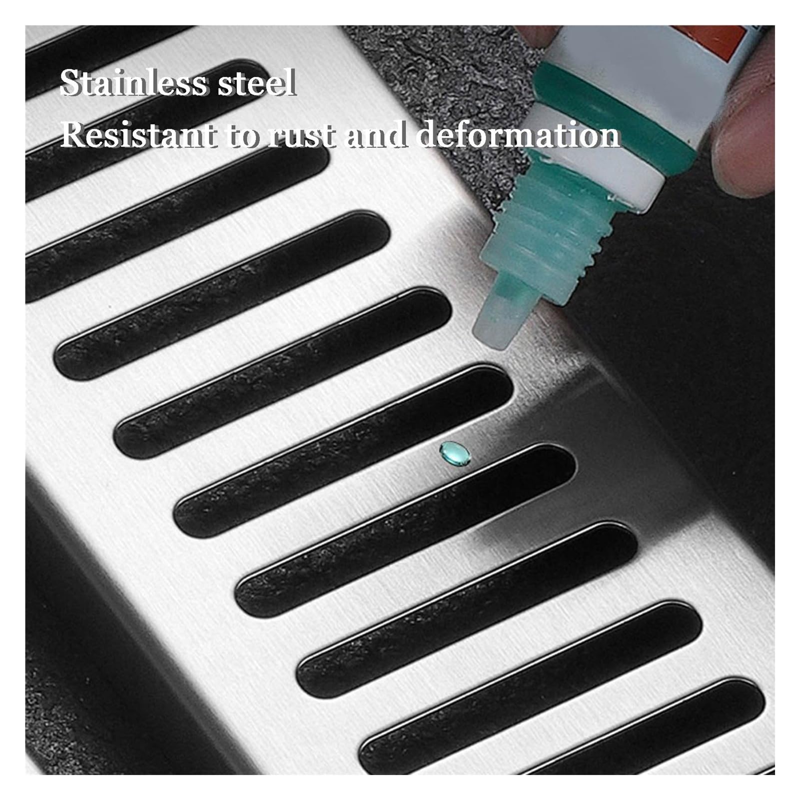 Stainless Steel 304 Drainage Channel Kit 90° Angle Corner Trench Drain