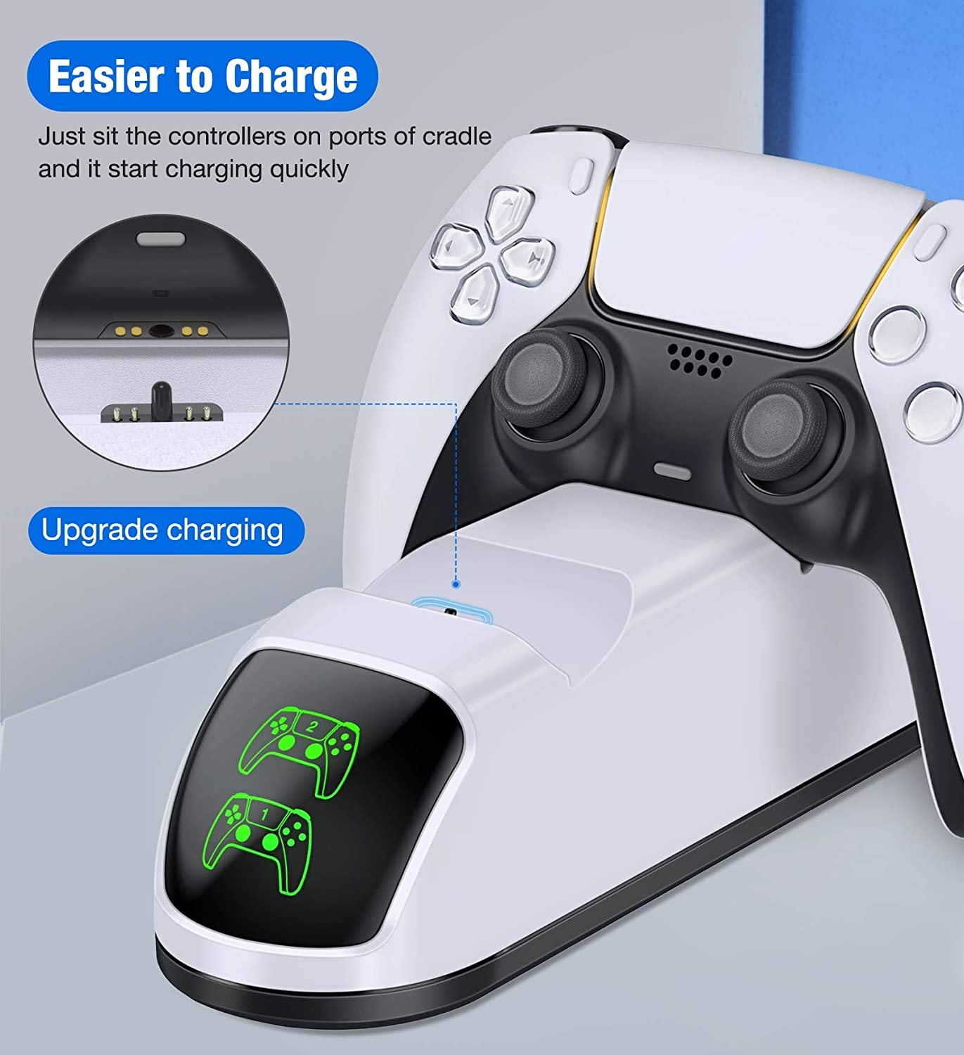 Amazon.co.jp: PS5充電ステーション、Dualsenseコントローラー用PS5 