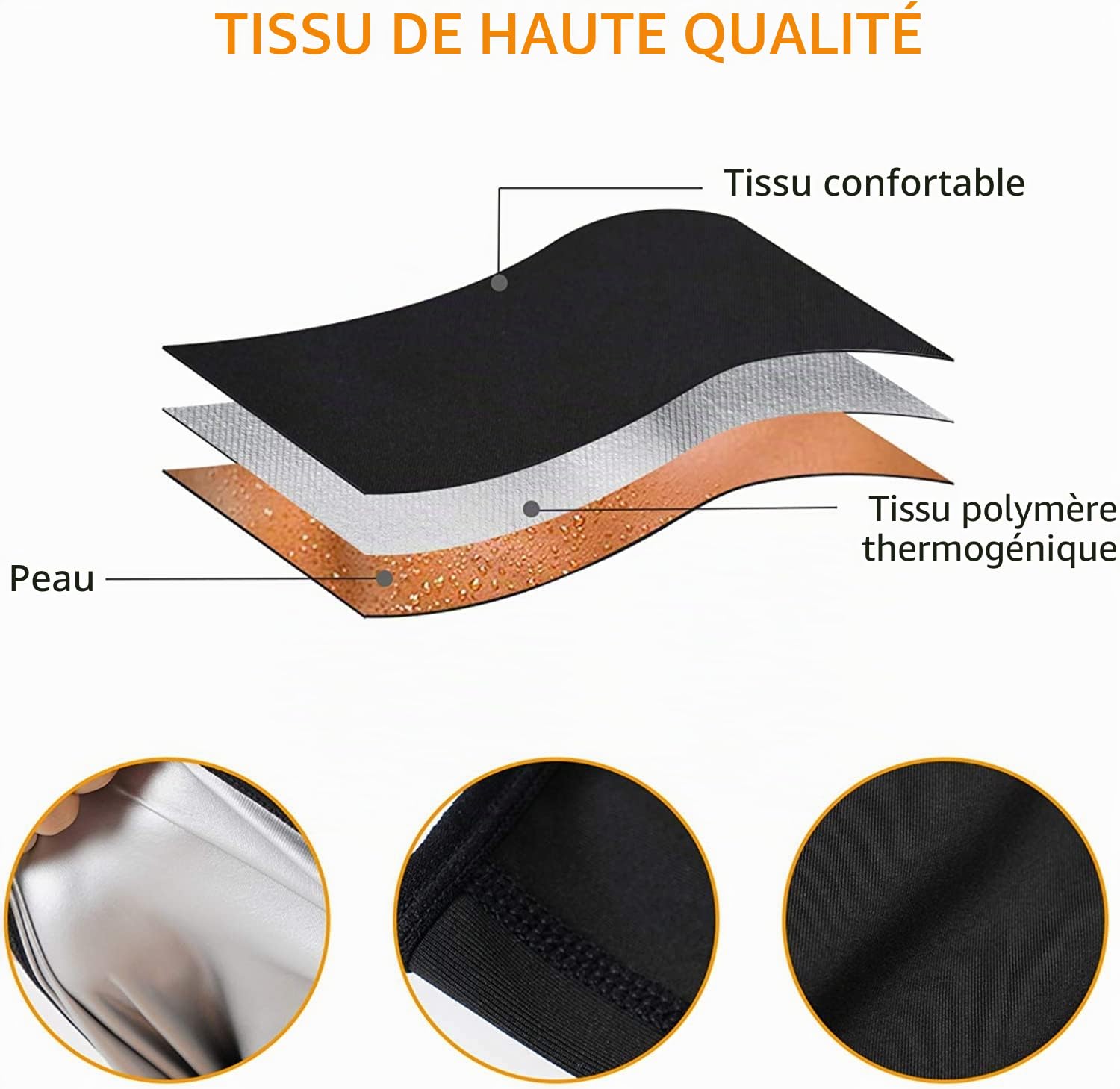 KUMAYES Ceinture de Sudation Homme Amincissante Ceinture Abdominale Respirante Gaine Amincissante Ventre Plat Fitness Sauna Minceur