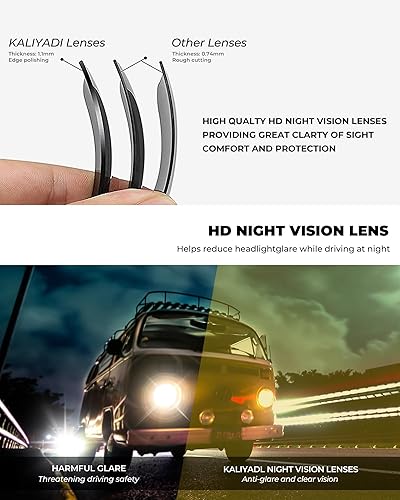 Miniatura 7 de KALIYADI Gafas de sol polarizadas-Gafas de sol deportivas para hombre gafas de sol polarizadas con protección UV para pesca, conducción y ciclismo