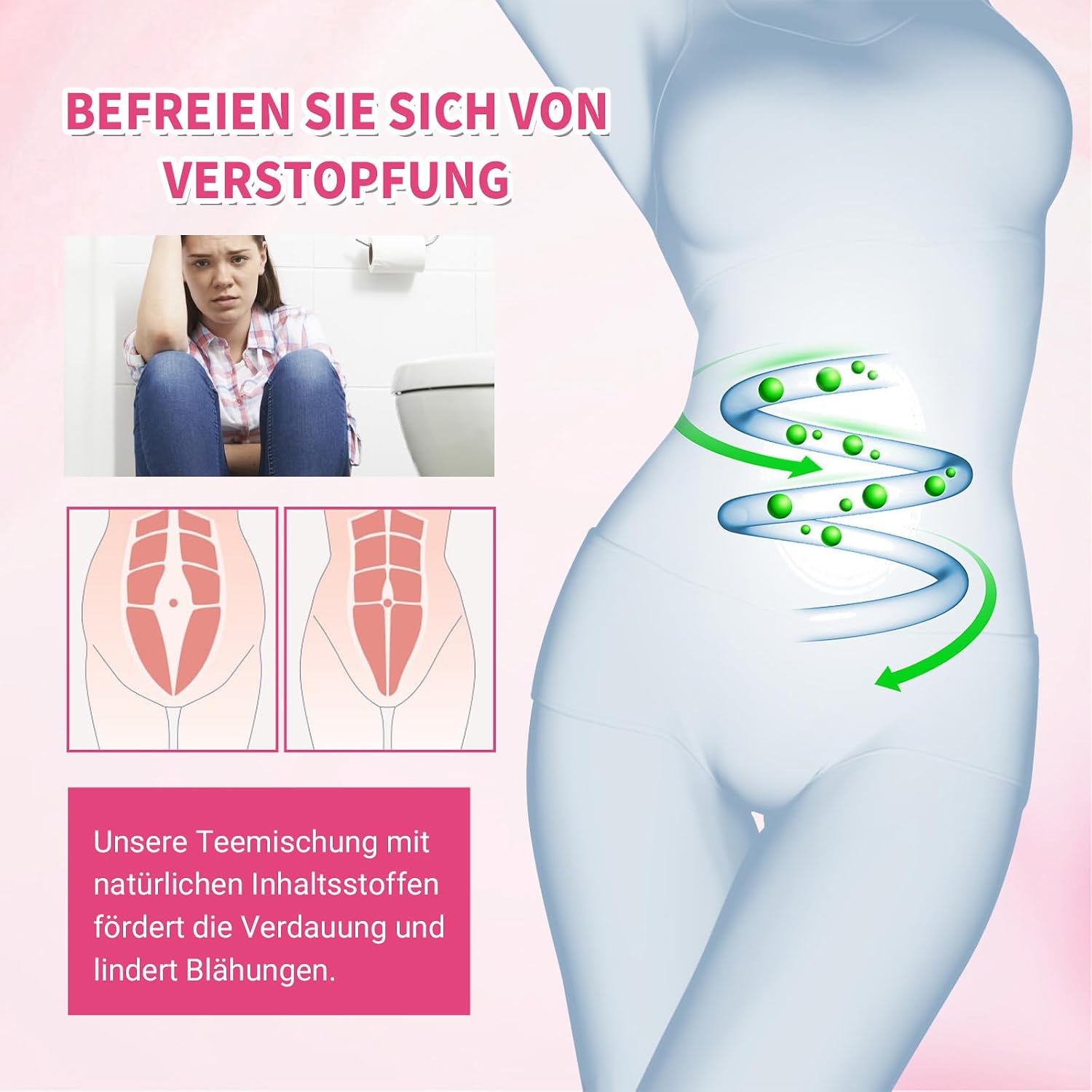 Detox Tee Zum Abnehmen, 28 Tages Abnehmentee, Grüne Pflanzenhelfer Entgiftungspulver, Natürliche Kräutertee Mit Grüner Tee, Löwenzahn, Oolong Tee, Fördert Gewichtsverlust, Verdauung – Vegan - 8