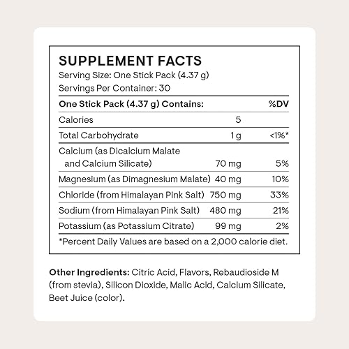 Miniatura 2 de THORNE - Electrolitos diarios - Mezcla de bebida en polvo con electrolitos sin azúcar y baja en calorías - Sabores derivados de fuentes naturales -