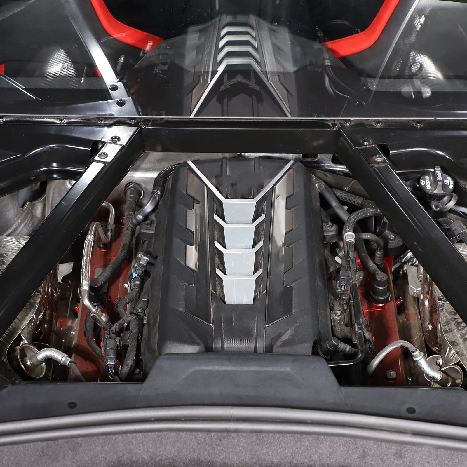 2020-2024 Engine Bay Protection Corvette C8 Engine Cover Trim 2020-2024 ...