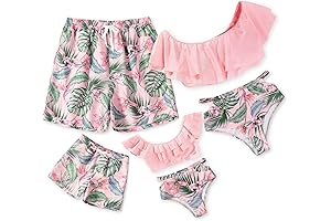 Family Matching Two-Piece Ruffled Bikini Set