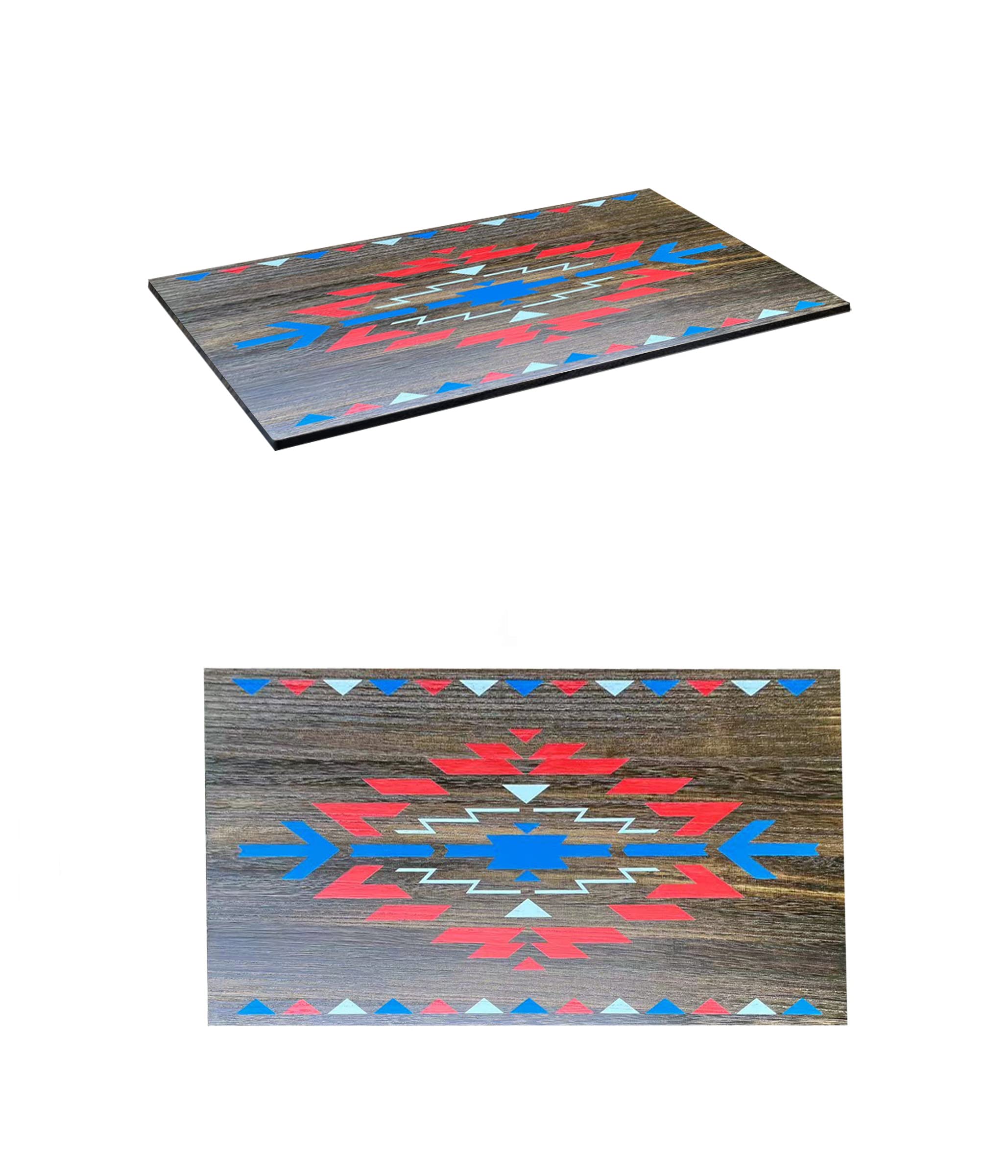 Amazon.co.jp: OUTDOORSHIN フィールドラック天然木製天板 オルテガ柄  