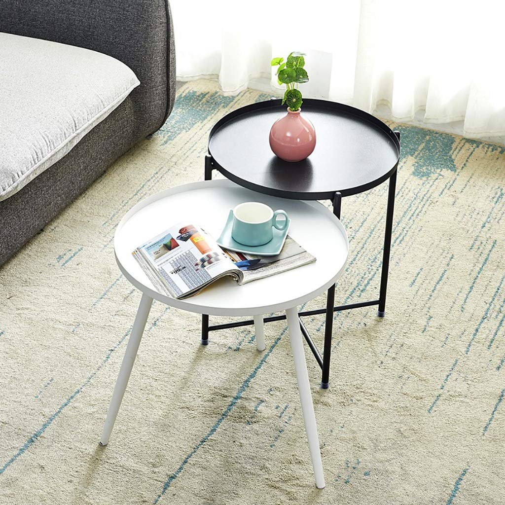 サイドテーブル アイアン ソファサイドテーブル コの字型 コーヒー  