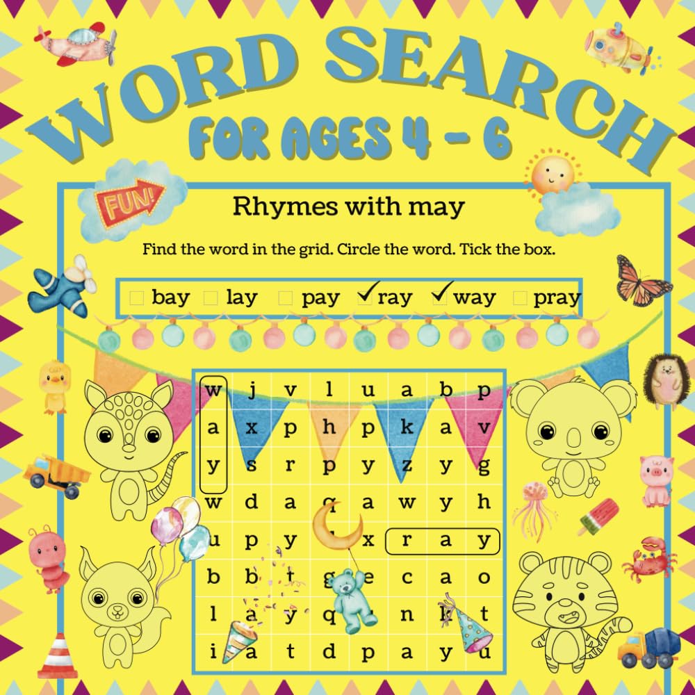 50 Fun Word Search Puzzles For Little Minds Ages 4-6 (Lowercase): Fun First Word Search Puzzles for Preschool, Kindergarten, and 1st Grade (Ages 4 to ... for vocabulary, spelling, and reading skills.