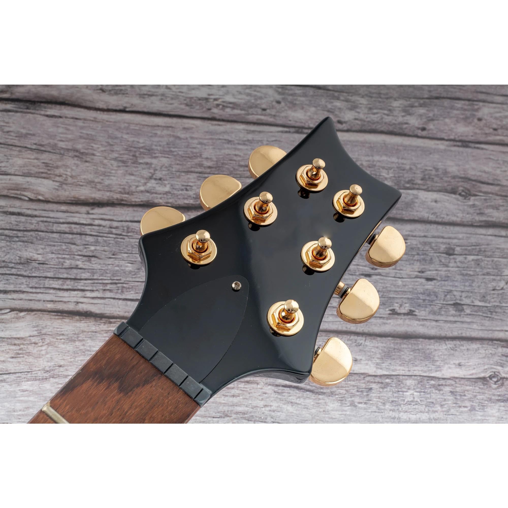 Estándar Guitarra Clavijas De Afinación Guitarra Eléctrica Acústica 3R3L Relación 15:1 Clavijas De Máquina Completamente Selladas Sintonizadores Clavijas Afinación Llaves(Type4)