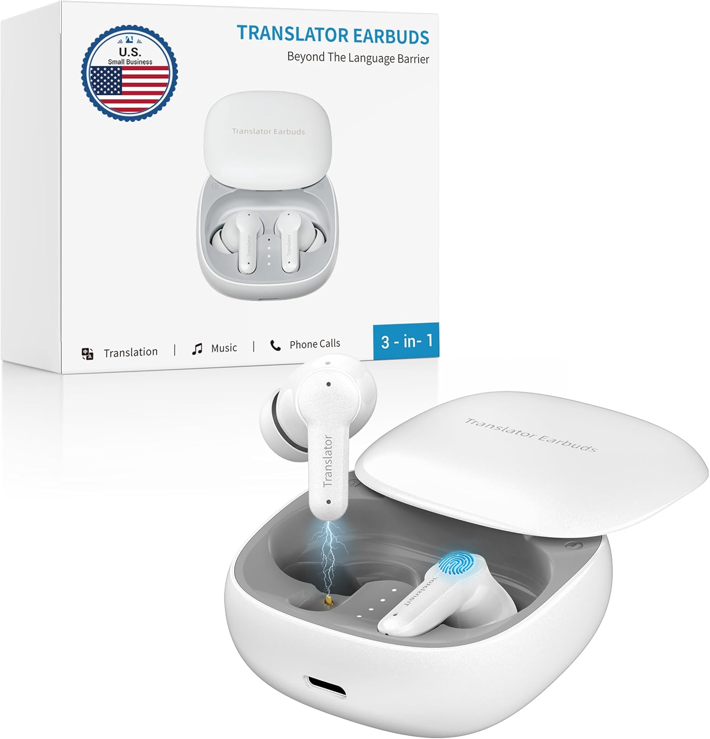 M3 AI Translation Earbuds Real Time, Offline Translator...