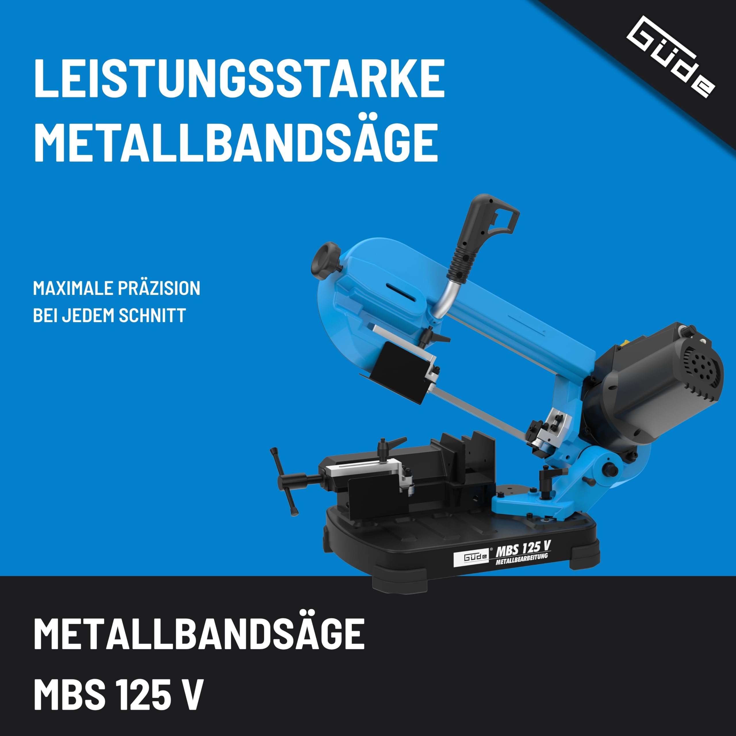 Güde MBS sega a nastro in metallo 125 V - potenza motore 400 Watt