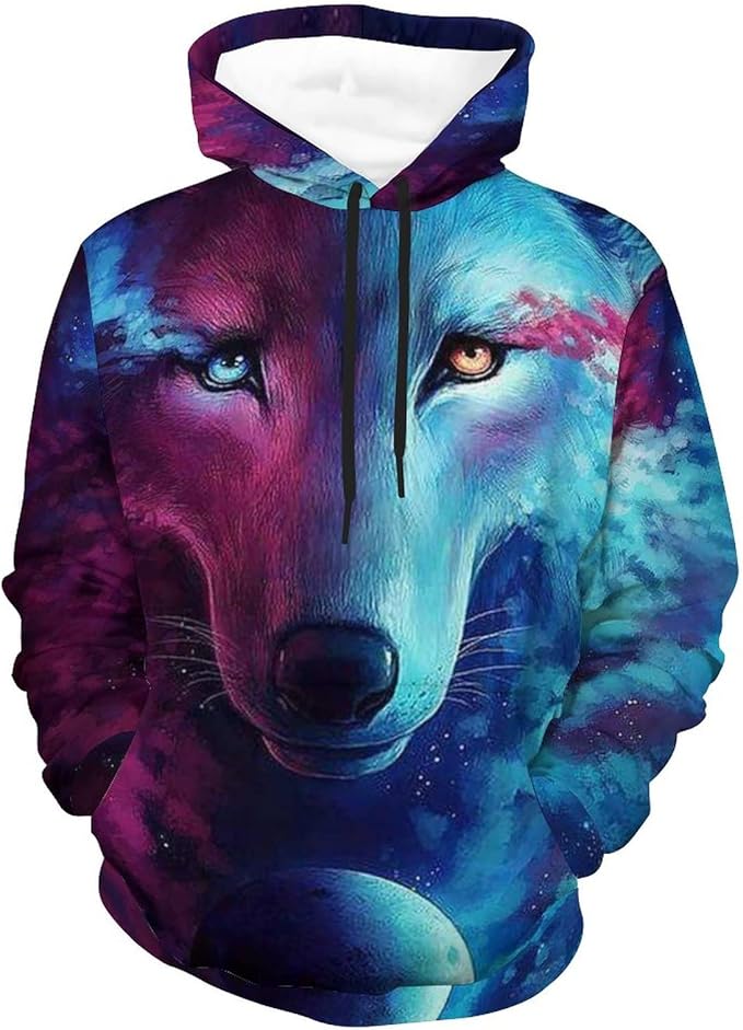 galaxy wolf sweater