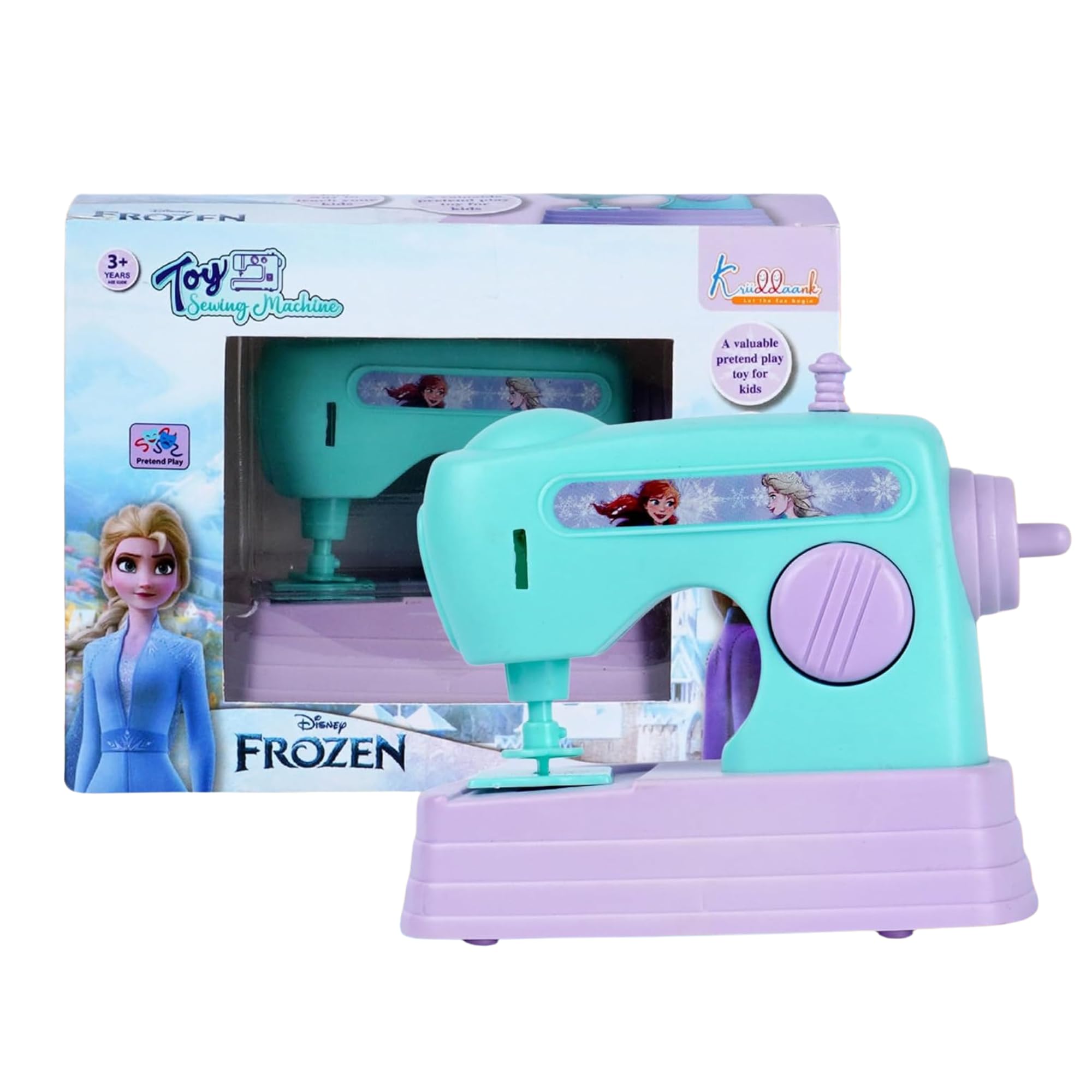 Kriiddaank Frozen Theme Mini Sewing Machine Toy for Kids - Battery