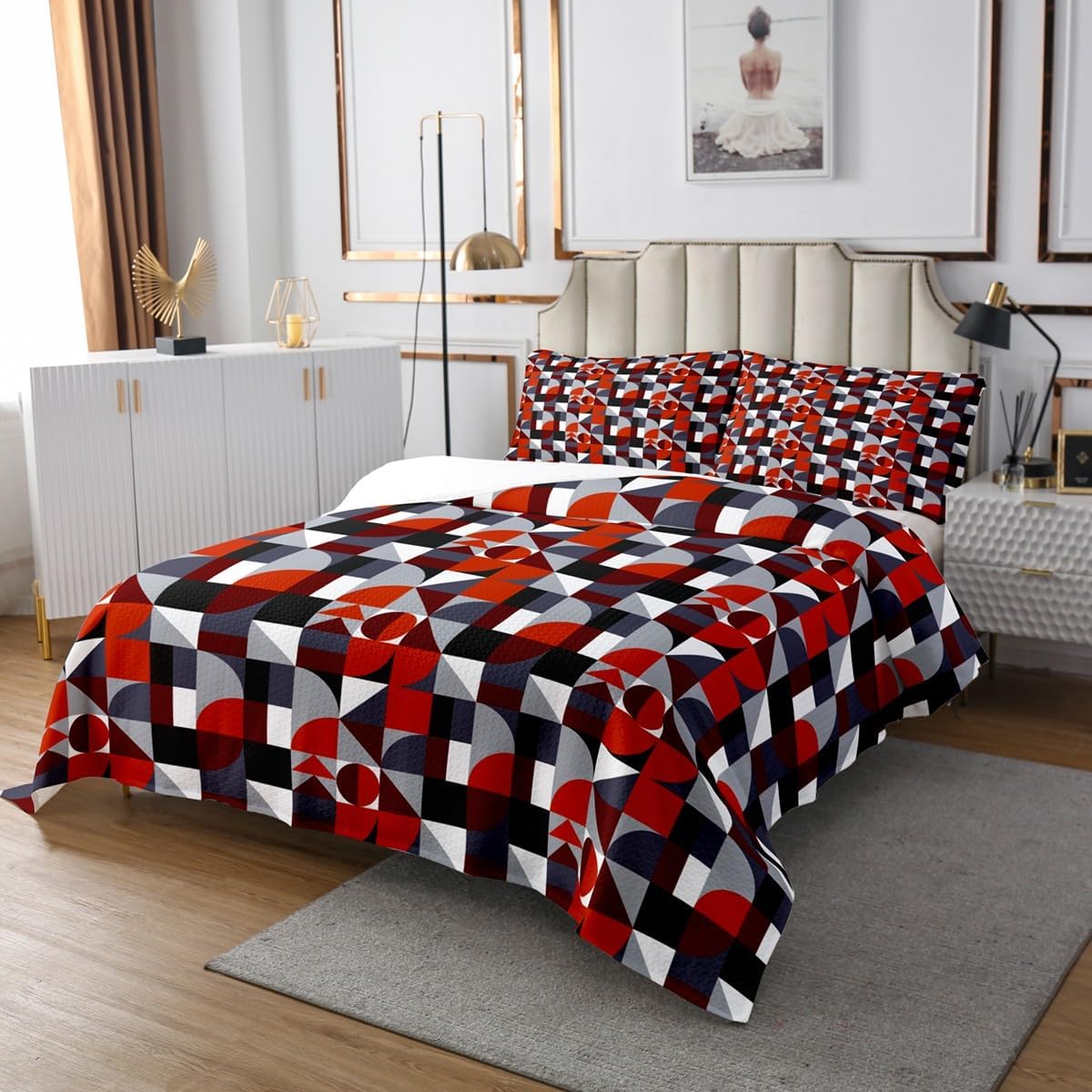Homewish Cartoon Cat Bedspread Twin Size,Kawaii Colorful Kitten Bedding Sets 2Pcs for Kids Girls Boys Room Decor,Pet Animals Comforter Set Cute Cat Paw Print Quilt Coverlet,1 Pillowcase