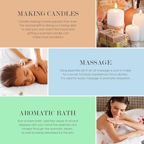 Miniatura 6 de SALKING - Aceite esencial de flor de cerezo, 4 onzas líquidas, aceites esenciales de aromaterapia puros y naturales, aceites esenciales de