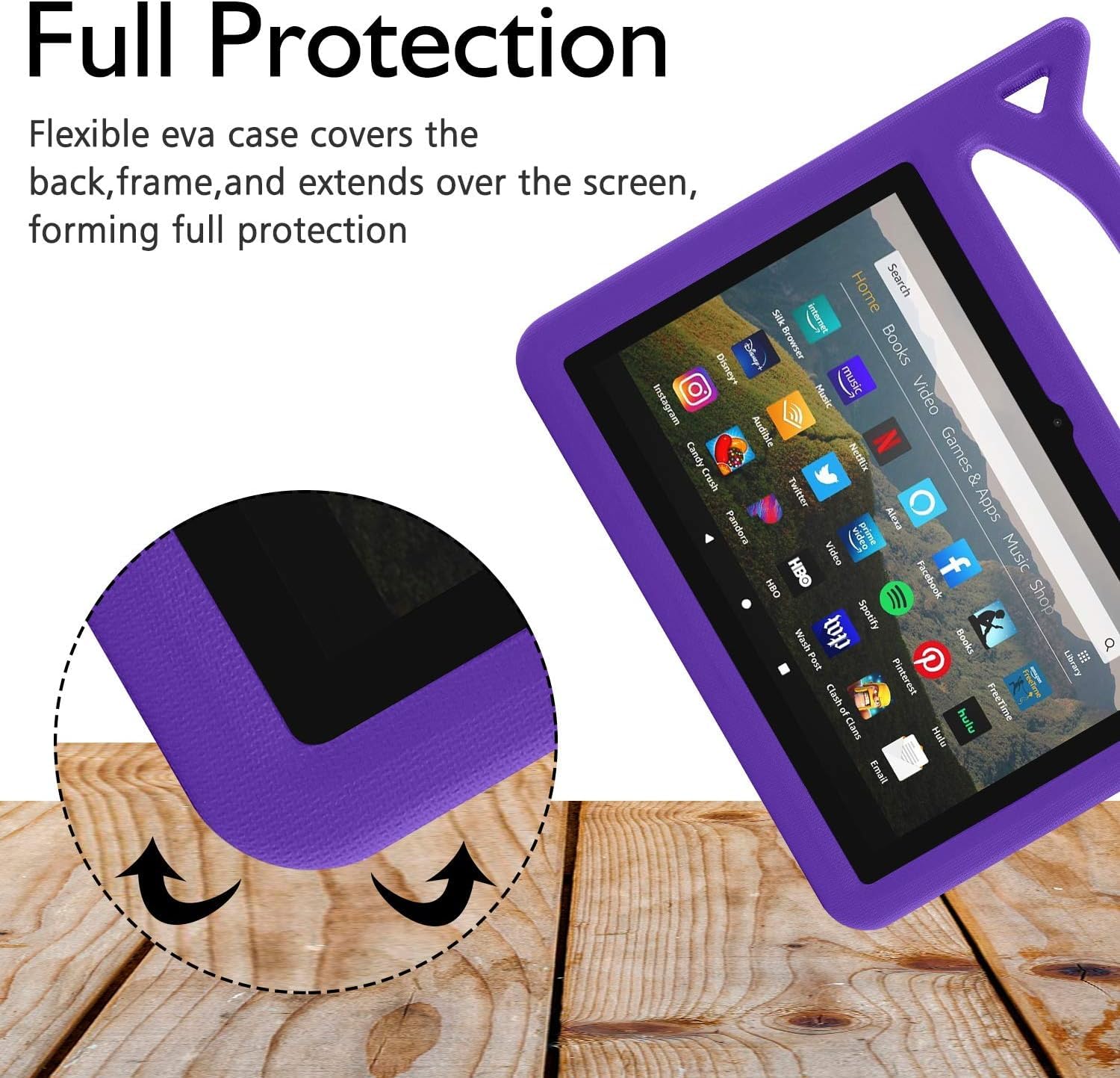 Amazon.co.jp: 最新 Fire HD 10 / 10 plus 用 ケース 2021年/2023年