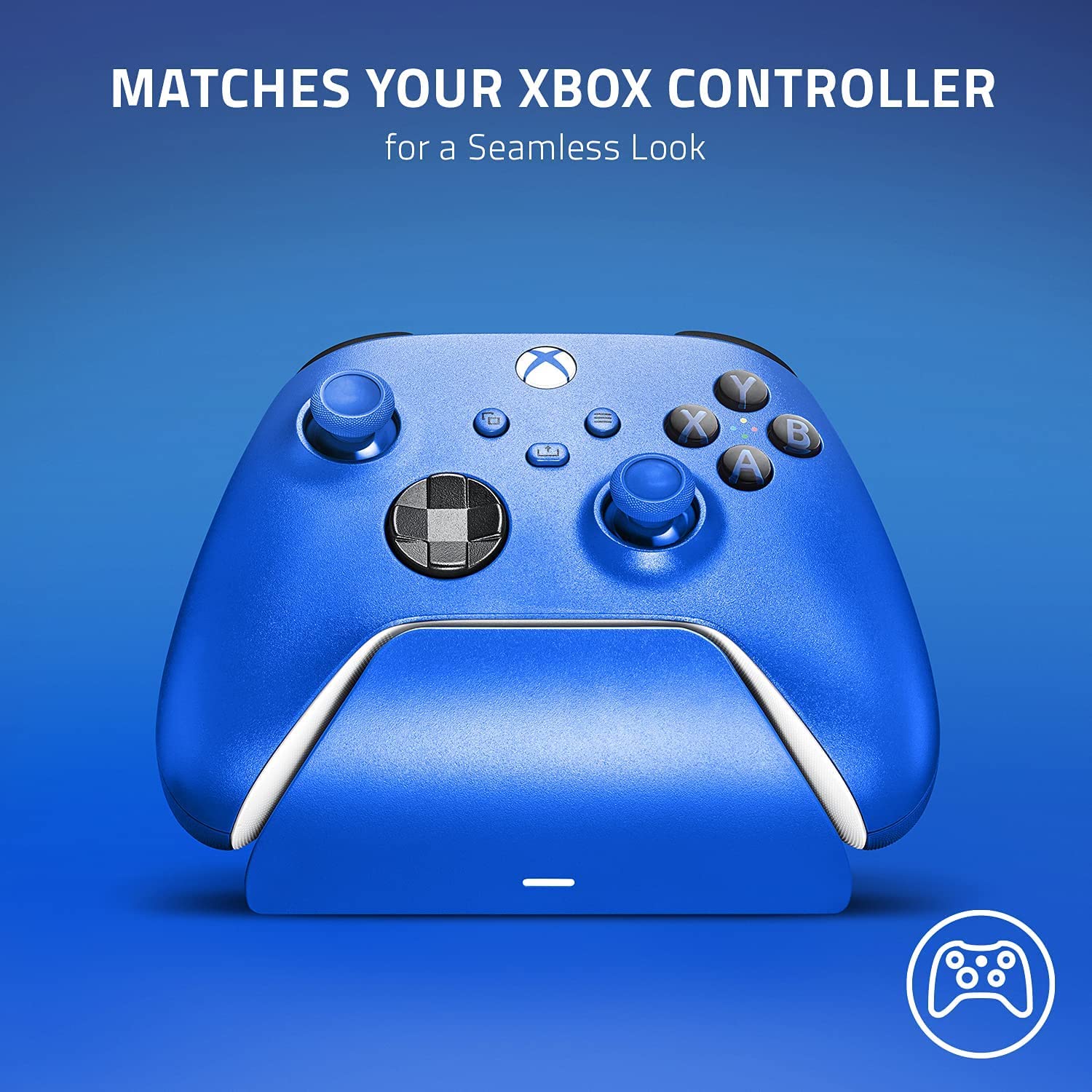 Razer Universal Quick Charging Stand pour Xbox avec Xbox Wireless Controller (Charge Rapide, Contact Magnétique, Compatibilité Universelle, Navigation à Une Main) Pulse Red