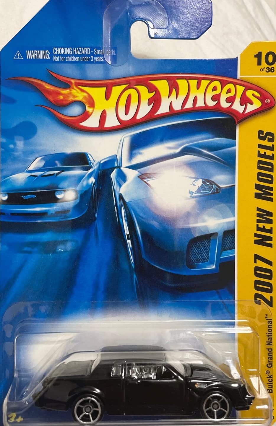 Hot Wheels 2007 New Models 1:64 Scale Black 1987 Buick Grand National Die Cast Car #010