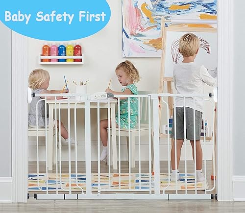 Miniatura 7 de Paquete de 4 protectores de pared para puerta de bebé, protege paredes y puertas para mascotas y perros, montado a presión en la puerta de la