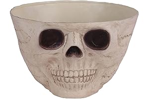 Skull Candy Bowl: Eye-catching Halloween Decor with Functional Appeal